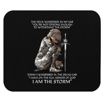 Discover I Am The Storm Mouse Pads