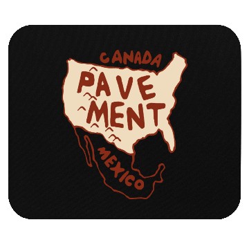 Discover Pavement North America Mouse Pads