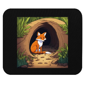 Discover Fox haven nature's embrace. Mouse Pads