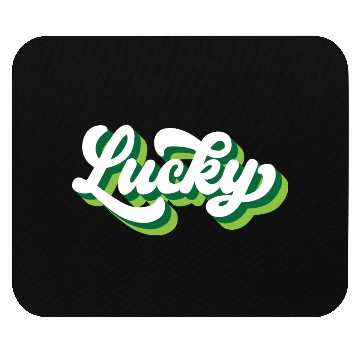 Discover Retro Lucky Clover Mouse Pads