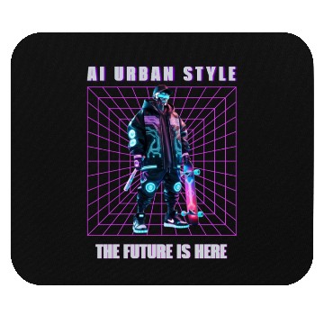 Discover "AI URBAN STYLE : The future is here" Mouse Pads