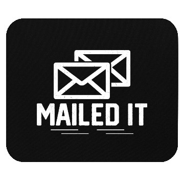 Discover Mailed It Mailman Postal Worker Mouse Pads