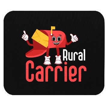 Discover Rural Carrier Mailman Postal Worker Mouse Pads