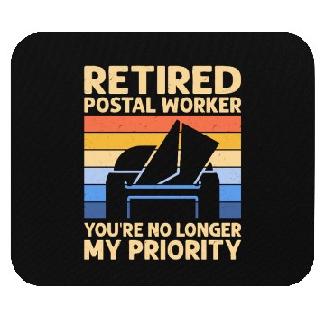Discover Retired Postal Worker Postal Worker Mailman Mouse Pads