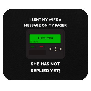 Discover Lost in the 90s: Waiting for a Reply Mouse Pads