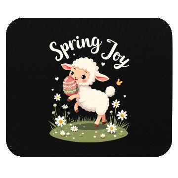 Discover Playful Easter Lamb Mouse Pads – Springtime Joy Desig