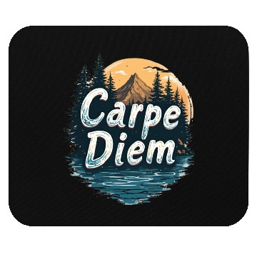 Discover Carpe Diem Adventure Awaits Mouse Pads