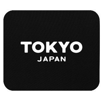 Discover Tokyo Japan Asia Font Design Print Mouse Pads