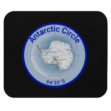 Discover Antartic Circle Map with Latitude Mouse Pads