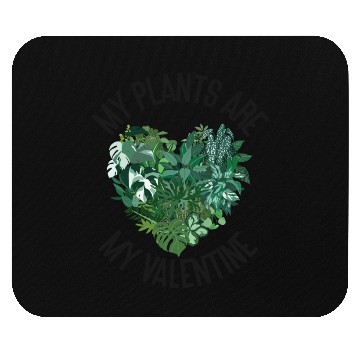 Discover Plant Lover Gardening Valentines Mouse Pads