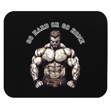 Discover Bodybuilder Gym Workout Mouse Pads