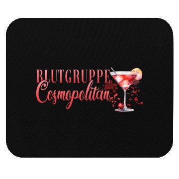 Discover Cocktail Bartender Blutgruppe Cosmopolitan Mouse Pads