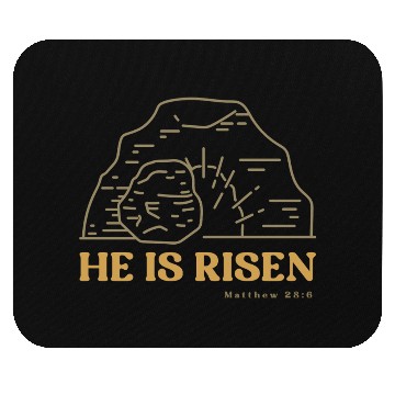 Discover He Is Risen Mouse Pads