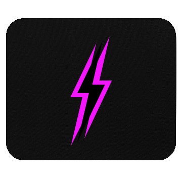 Discover Lightning Bolt Neon Mouse Pads