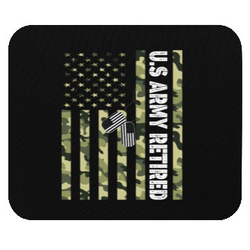 Discover Us Army Retired Mouse Pads