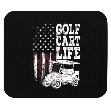 Discover Golf Cart Life Mouse Pads