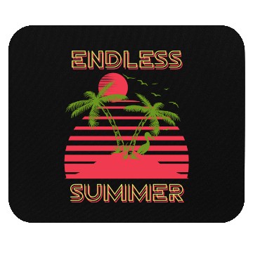 Discover Cool Endless Summer Mouse Pads|80s Retro Design
