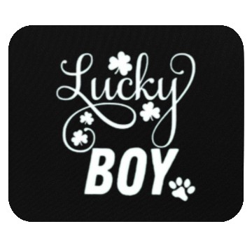 Discover Lucky Boy St Patrick's Day Mouse Pads