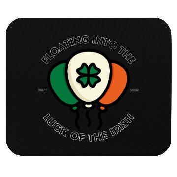 Discover Floating into the luck of the irish Mouse Pads