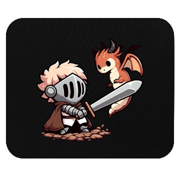 Discover Chibi Knight Mouse Pads