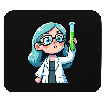 Discover Chibi Chemist's Discovery Mouse Pads