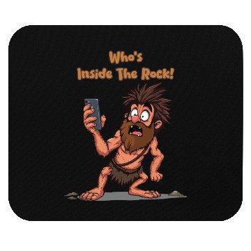 Discover Funny Caveman – Stone Age Meets Modern Technology Mouse Pads