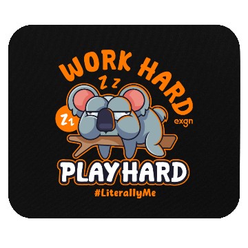 Discover Funny Hard Work Koala Mouse Pads