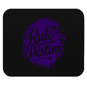 Discover Rule Your Destiny Lion art & Design Mouse Pads