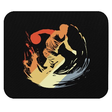 Discover Vintage Basketballer Mouse Pads