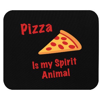 Discover Pizza is my Spirit Animal Mouse Pads