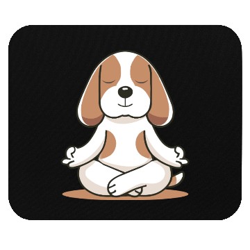 Discover Meditating Beagle - Peace & Mindfulness Mouse Pads