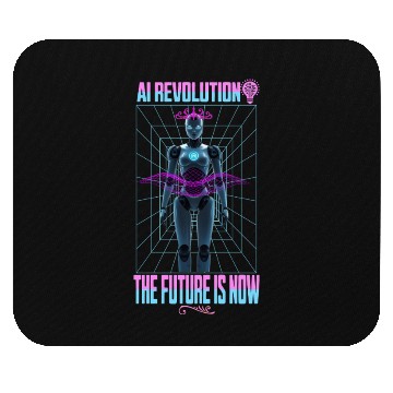 Discover AI REVOLUTION: the future is now Mouse Pads