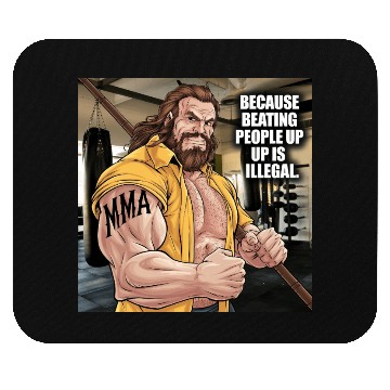 Discover Funny MMA Meme Mouse Pads