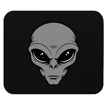 Discover Grey Alien Mouse Pads