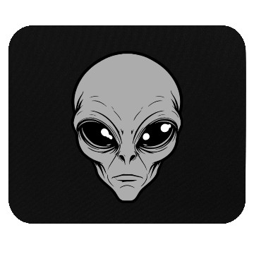 Discover Grey Alien Mouse Pads