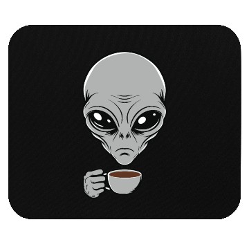 Discover Grey Alien Mouse Pads