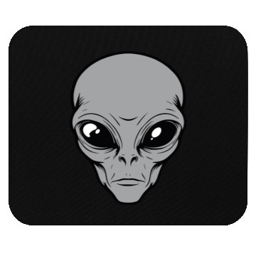 Discover Grey Alien Mouse Pads