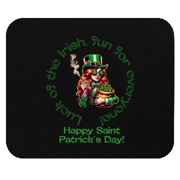 Discover Luck Of The Irish Fun for Everyone Mouse Pads