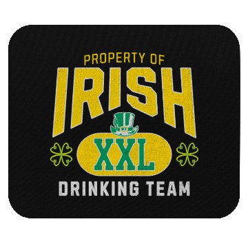 Discover Irish Drinking Team design Mouse Pads