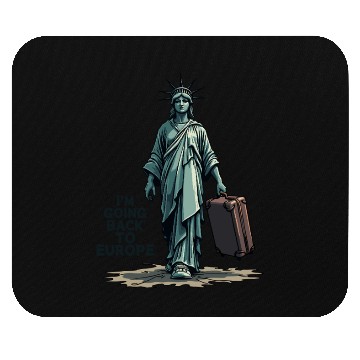 Discover Funny Statue of Liberty USA America Sarcasm Mouse Pads