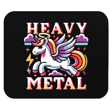 Discover Heavy Metal Unicorn Mouse Pads