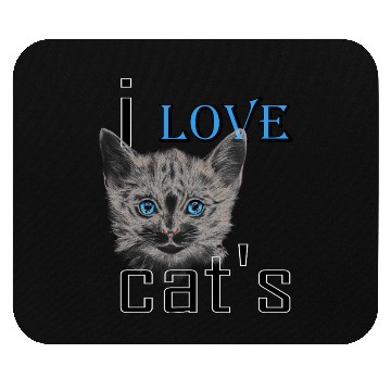 Discover i love cat s Mouse Pads