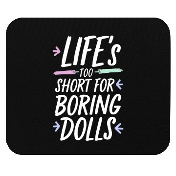 Discover Creepy Dollmaking Haunted Doll Collector Mouse Pads