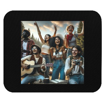 Discover B young and wild Mouse Pads