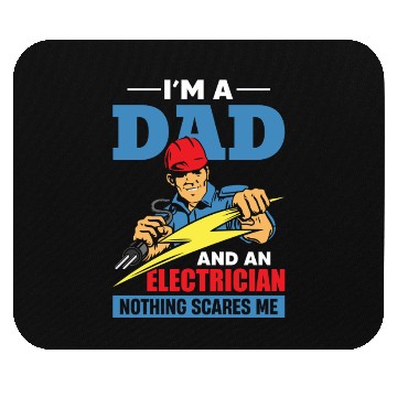 Discover Electrician Dad – Fearless Father Mouse Pads