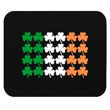 Discover Ireland Shamrock Flag Mouse Pads
