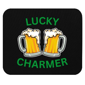Discover LUCKY CHARMER Funny St. Patrick's Day Mouse Pads
