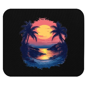 Discover Tropical Sunset Mouse Pads