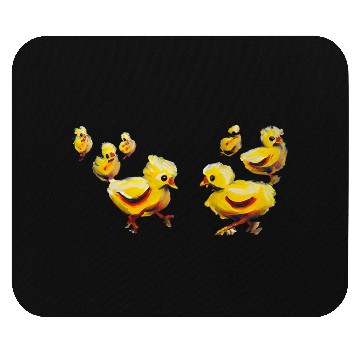 Discover Panic of chickens Mouse Pads