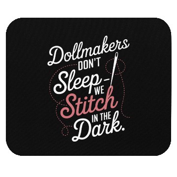 Discover Creepy Dollmaking Haunted Doll Collector Mouse Pads